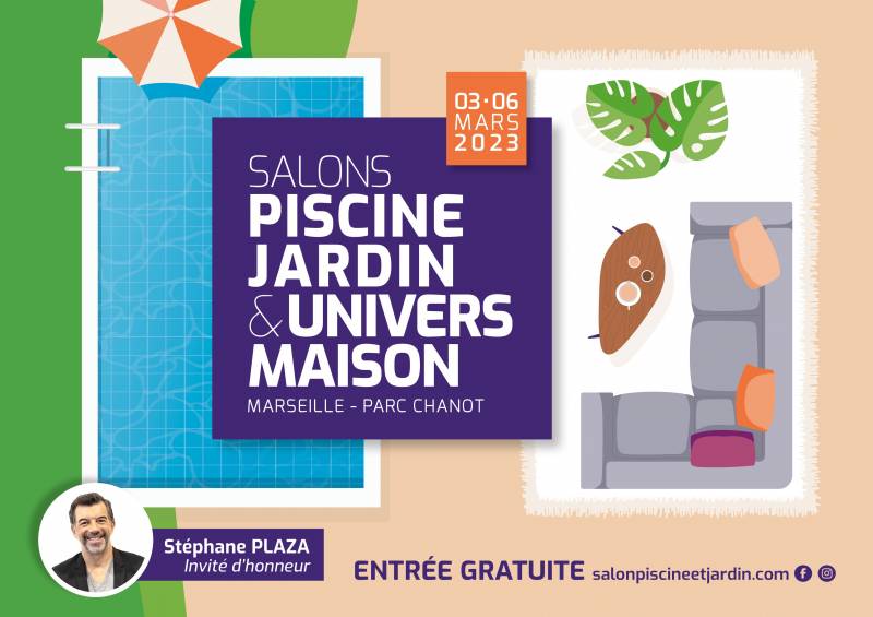 Pergoo expose au salon Piscine et Jardin, Univers Maison, du 3 au 6 mars 2023, au Parc Chanot, Marseille