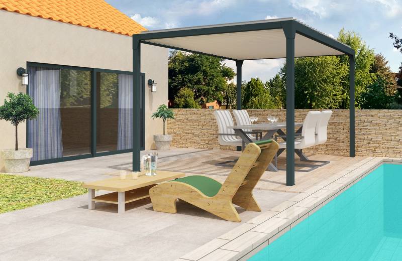 pergola autoportée 4x3,5M à 5995€